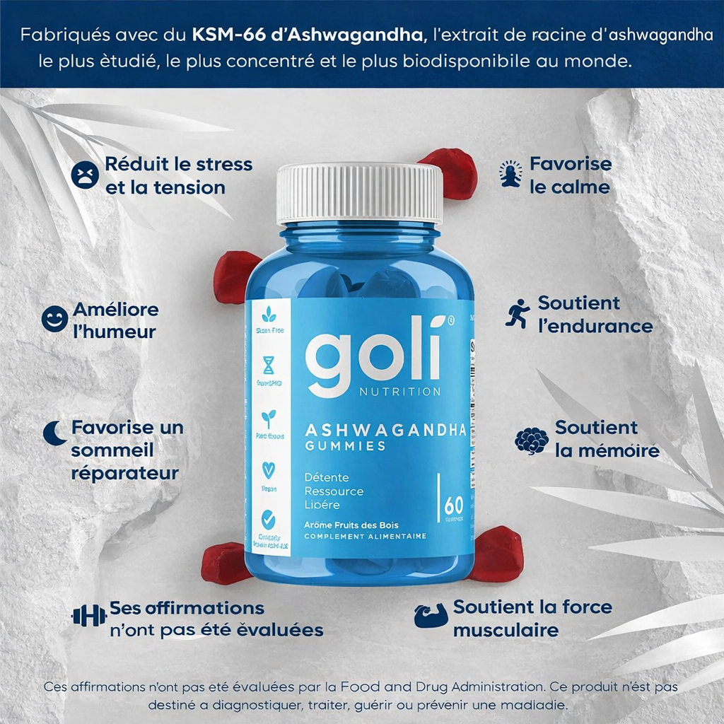Goli Ashwagandha : Le n°1 Anti-Stress enfin disponible au Maroc
