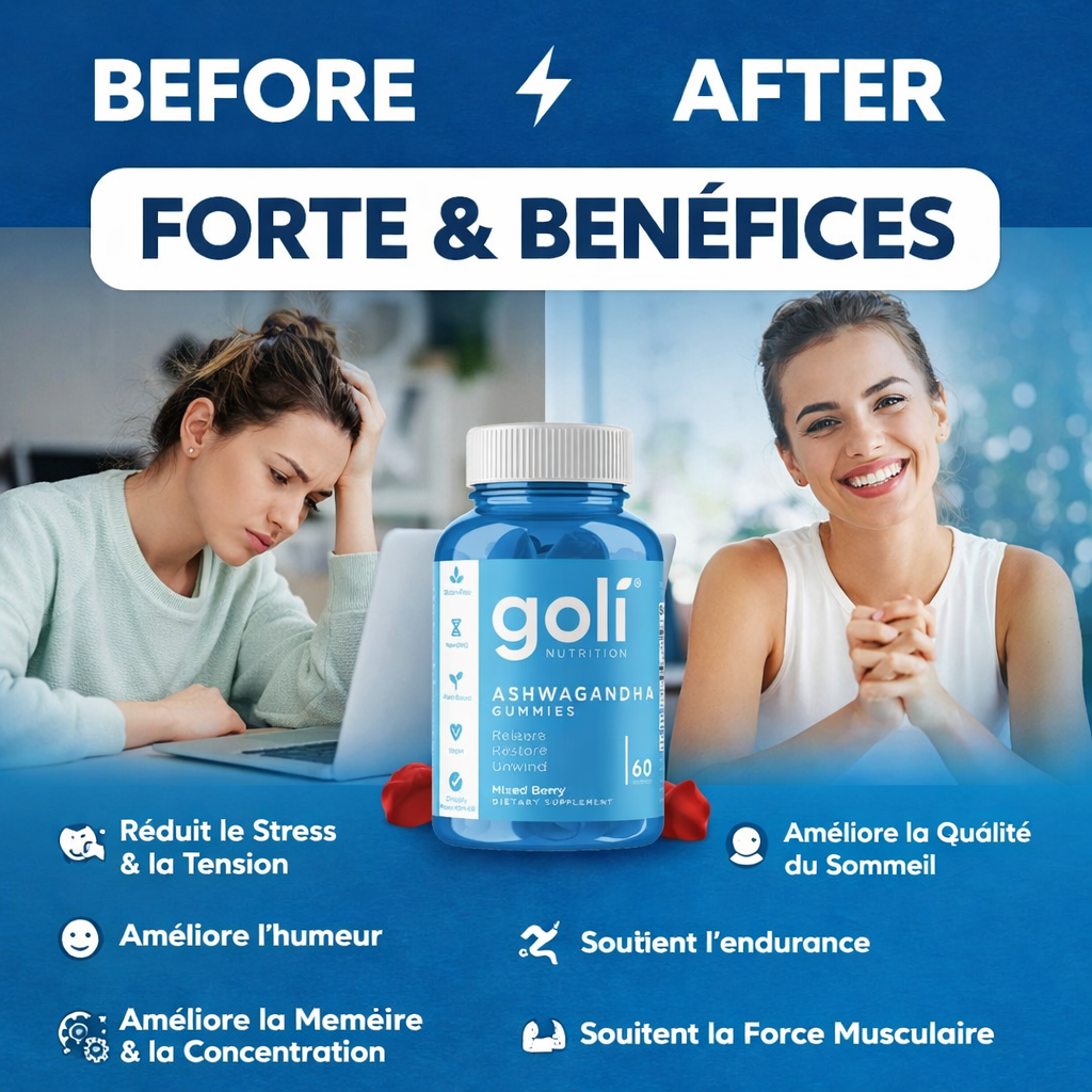 Goli Ashwagandha : Le n°1 Anti-Stress enfin disponible au Maroc