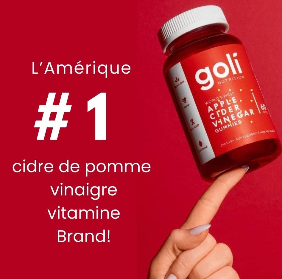Goli Nutrition â Gummies Vinaigre de Cidre de Pomme