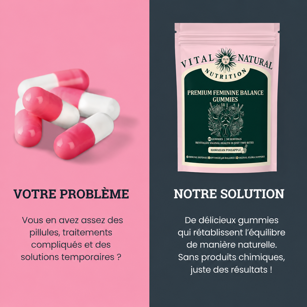 Gummies Équilibre Féminin - Ananas