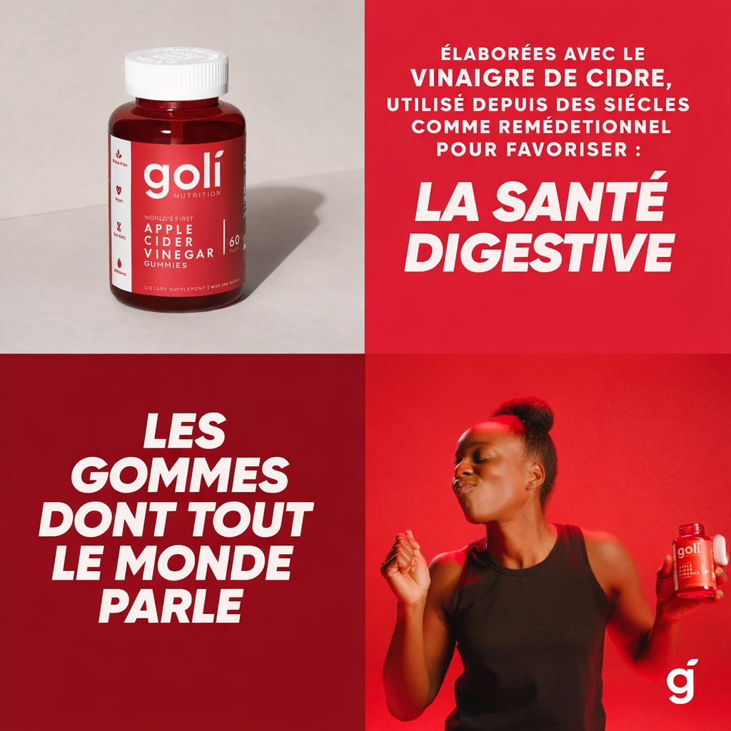 Goli Nutrition â Gummies Vinaigre de Cidre de Pomme