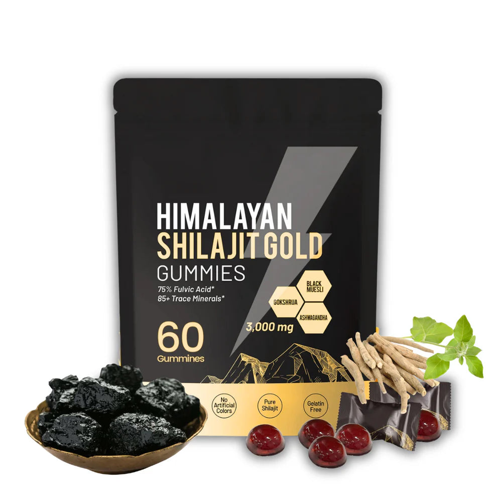 Gummies Shilajit de l’Himalaya – L’Énergie Ancienne pour votre Corps