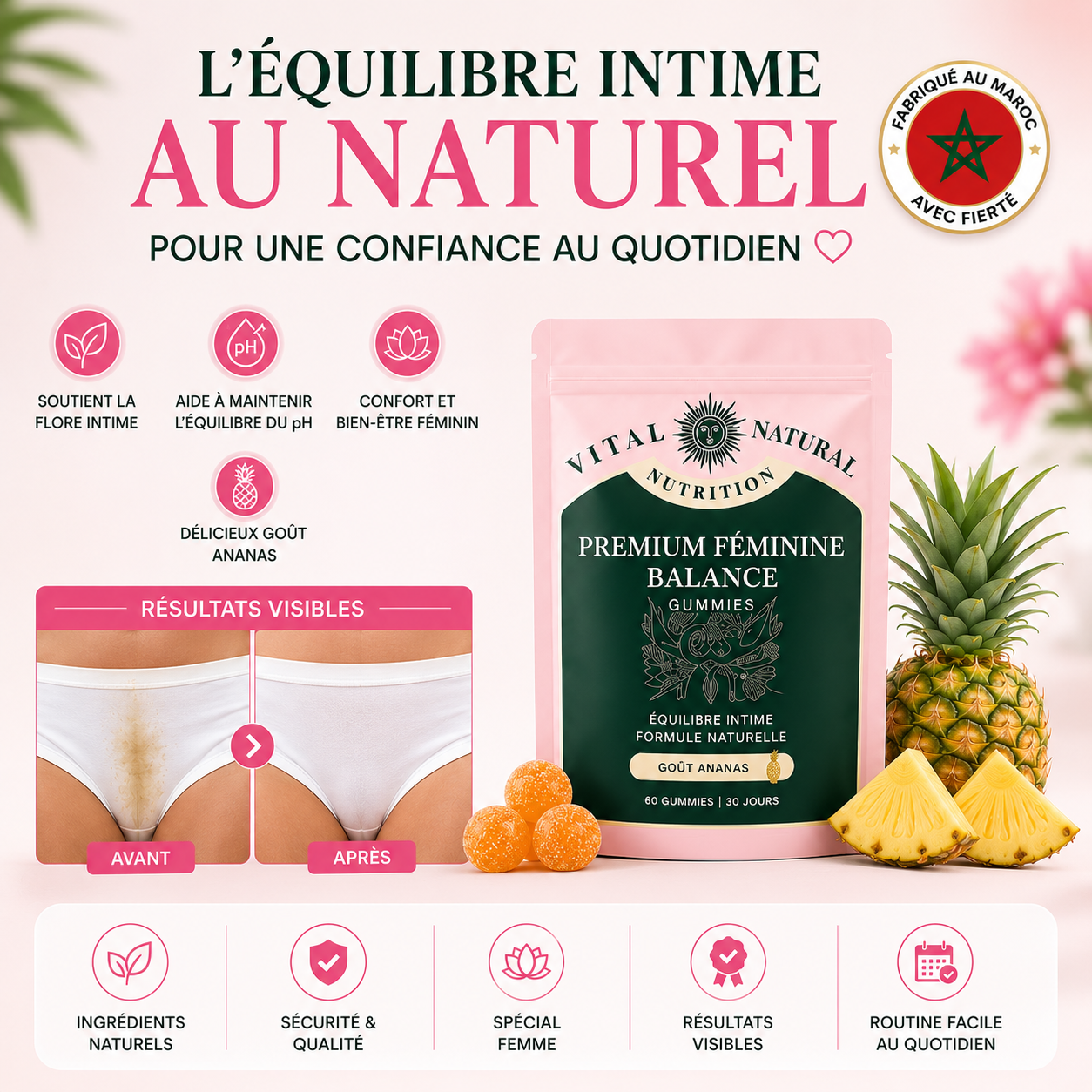 Gummies Équilibre Féminin - Ananas