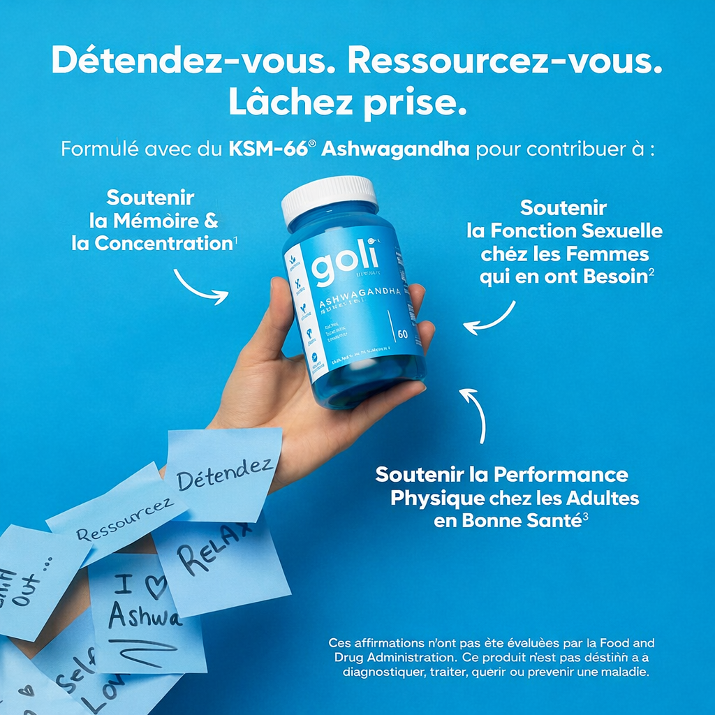 Goli Ashwagandha : Le n°1 Anti-Stress enfin disponible au Maroc