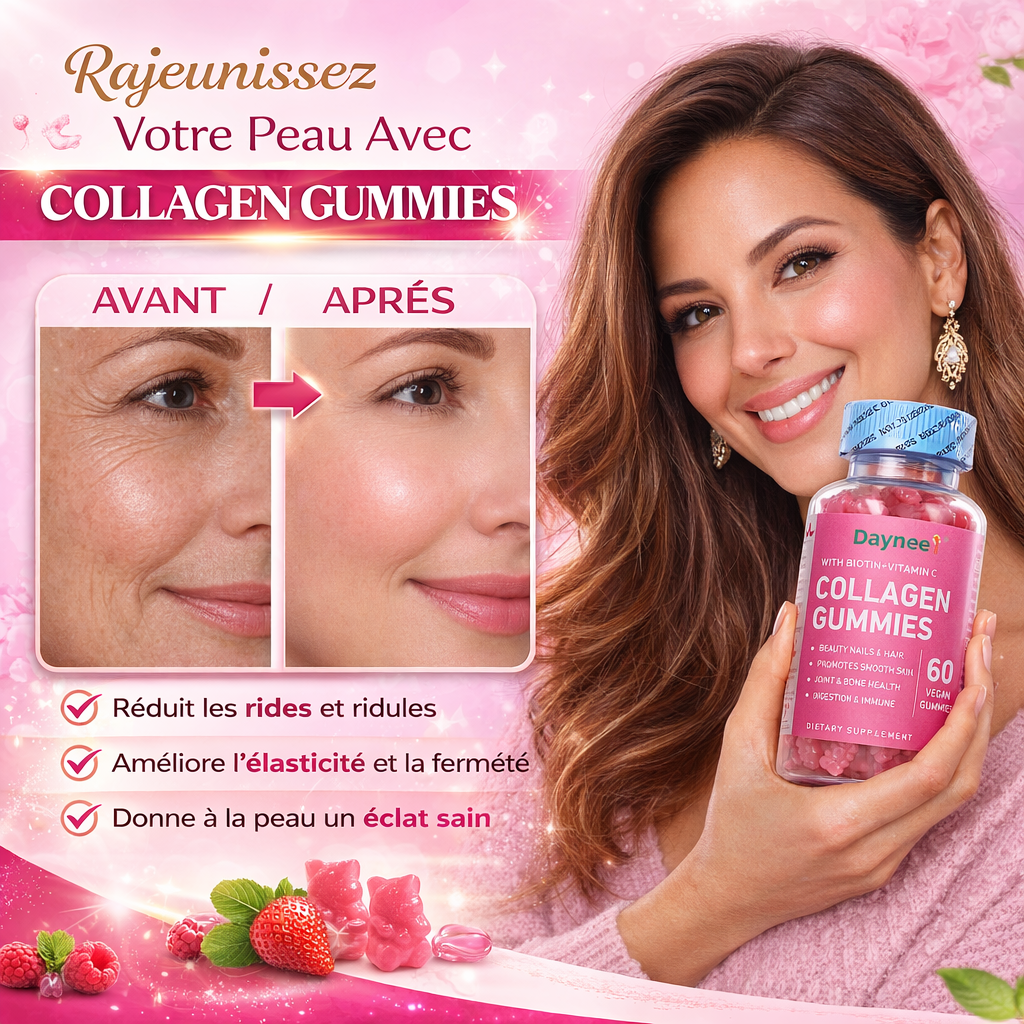 Gummies Collagène – Beauté & Vitalité