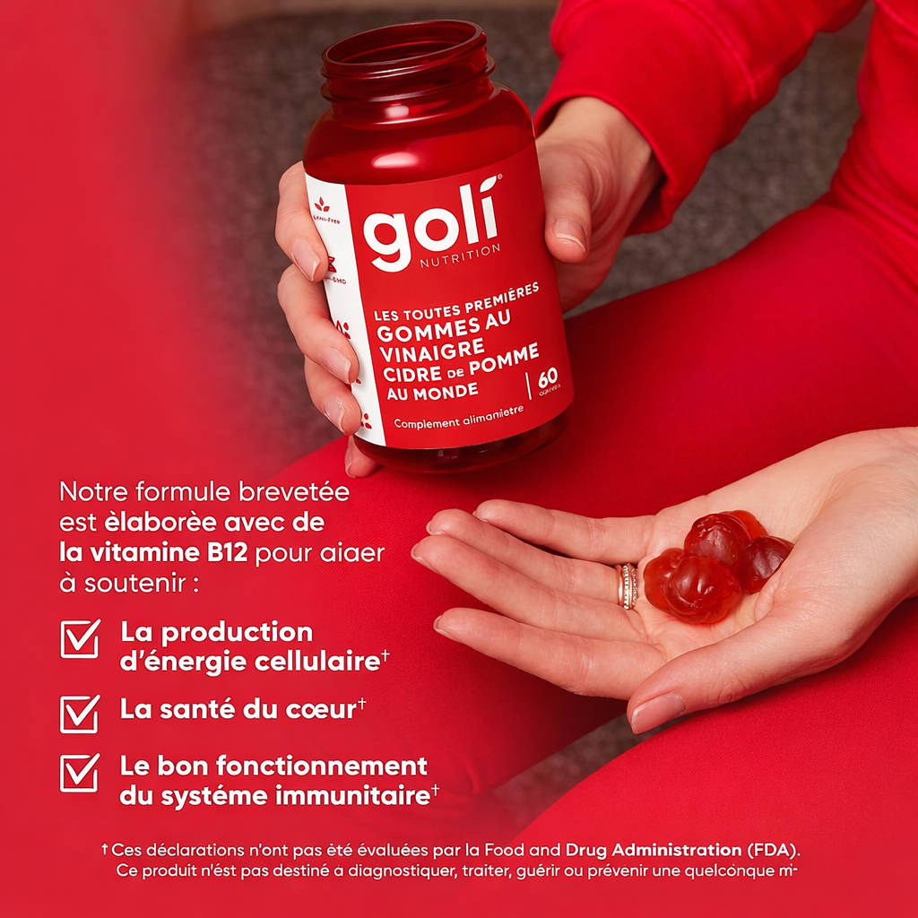 Goli Nutrition – Gummies Vinaigre de Cidre de Pomme